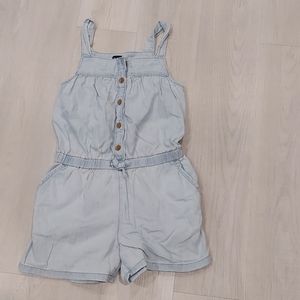Gap denim romper girls size large